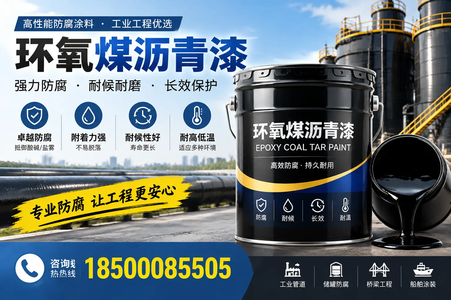 环氧煤沥青漆的施工方法与注意事项，确保在石嘴山顺利完成