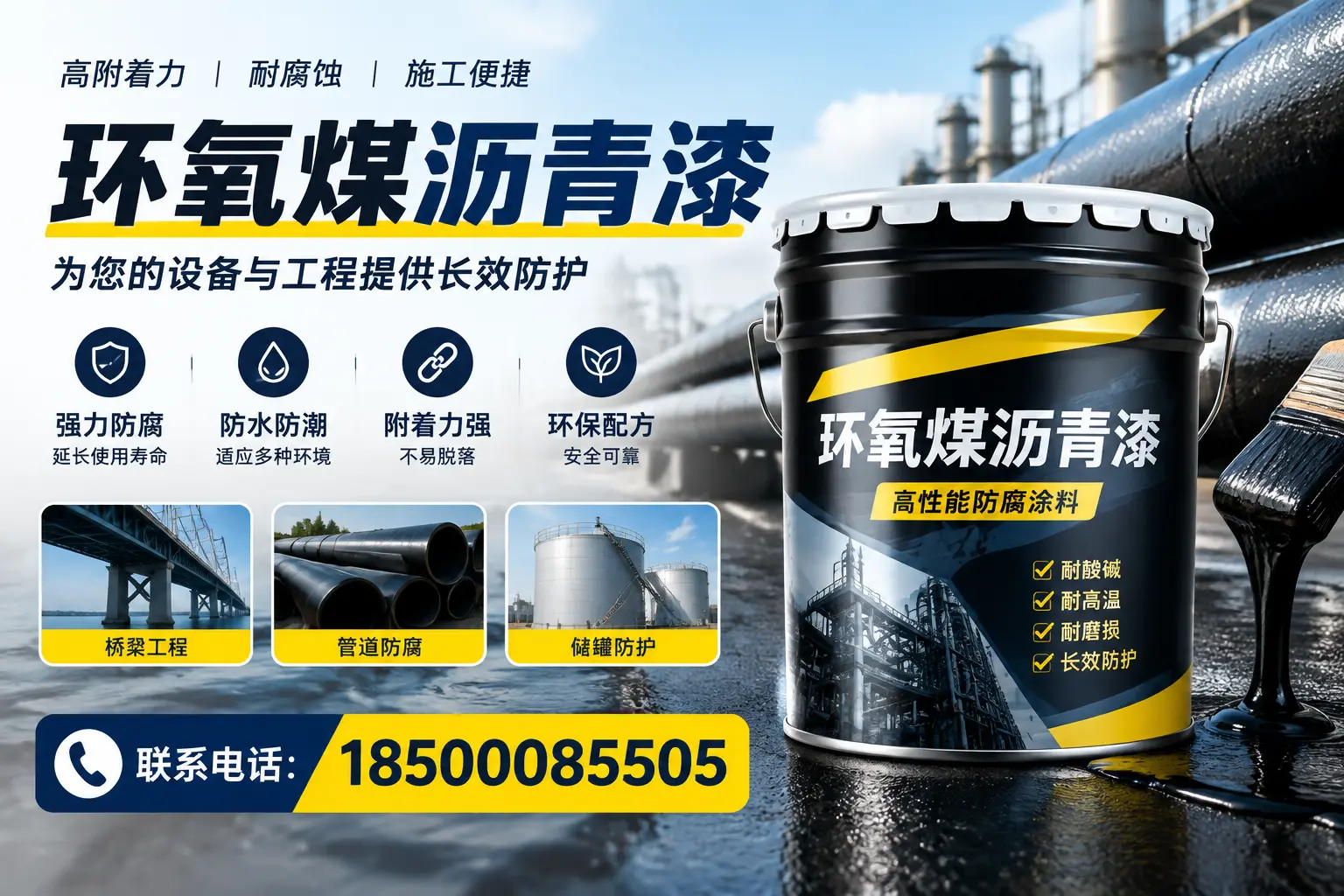 环氧煤沥青漆与其他涂料的对比分析，助力石嘴山企业决策